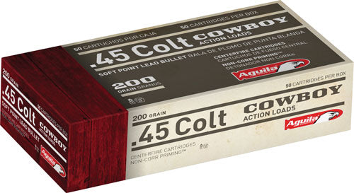 Aguila .45 Long Colt 1E454319 Cowboy Action LEAD Soft Point 200 Grain