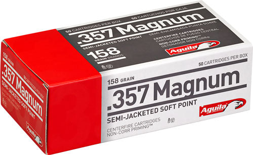 Aguila .357 Magnum 1E572823 Target & Range Semi Jacketed Soft Point 158 Grain
