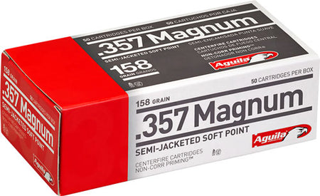 Aguila .357 Magnum 1E572823 Target & Range Semi Jacketed Soft Point 158 Grain