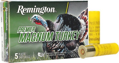Remington 20 Gauge 20119 Premier Magnum Turkey High Velocity 3" 1-1/8oz 5 Shot
