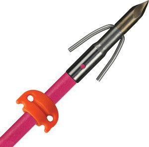 AMS Pink Fiberglass Bowfishing Arrow Chaos Point with SS