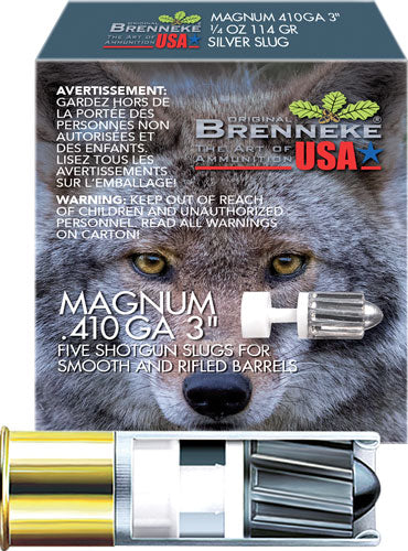 Brenneke .410 Bore SL-4103M Magnum Hunting 3" 1/4oz Slug