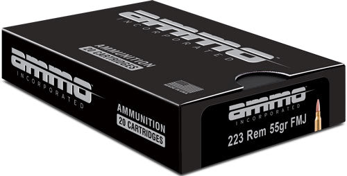 Ammo Inc .223 Remington 223055FMJA20 Signature M193 Full Metal Jacket FMJ 55 Grain