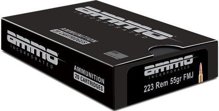 Ammo Inc .223 Remington 223055FMJA20 Signature M193 Full Metal Jacket FMJ 55 Grain