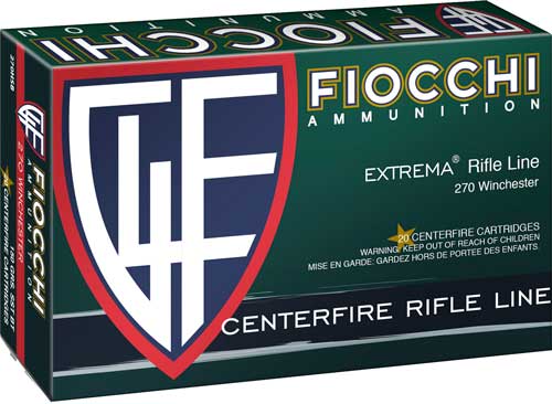 Fiocchi .270 Winchester 270HSB Hyperformance Super Shock Tip SST 150 Grain