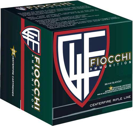 Fiocchi .300 AAC Blackout 300BLKMB Range Dynamics Sierra MatchKing Boat Tail Hollow Point BTHP 220 Grain