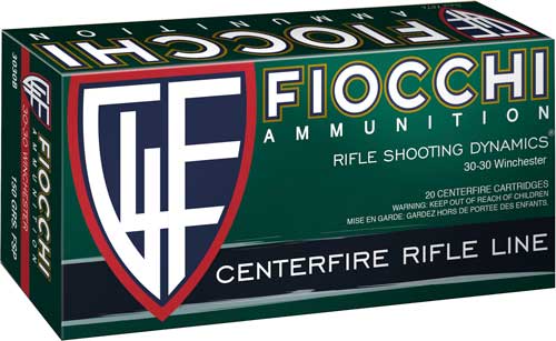 Fiocchi .30-30 Winchester 3030B Field Dynamics InterLock Flat Soft Point 150 Grain