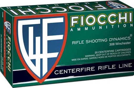 Fiocchi .308 Win / 7.62x51mm 308B Field Dynamics Pointed Soft Point PSP 150 Grain