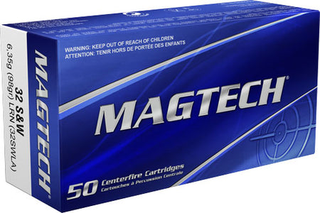 Magtech .32 S&W Long 32SWLA Sport Shooting Range/Training Lead Round Nose LRN 98 Grain