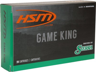 HSM .338 Winchester Magnum 338MAG17N Sierra Game King Spitzer Boat Tail SBT 250 Grain
