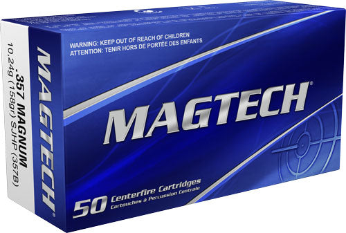 Magtech .357 Magnum 357B 754908111015 Jacketed Hollow Point JHP 158 Grain