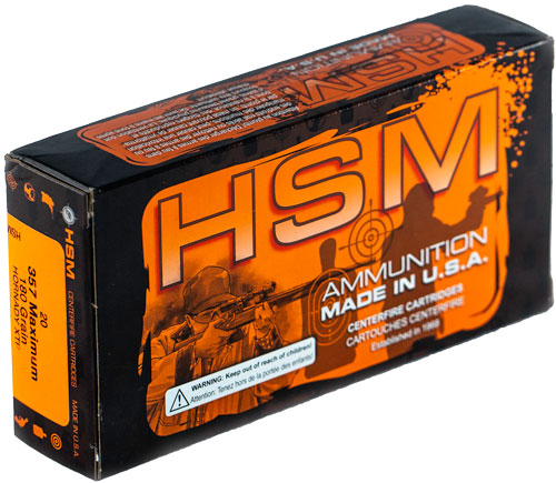 HSM .357 Maximum 357Max1N HORNADY XTP Jacketed Hollow Point JHP 180 Grain
