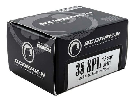 SCORPION 38SPL 125GR JHP 20RD 10BX/CS