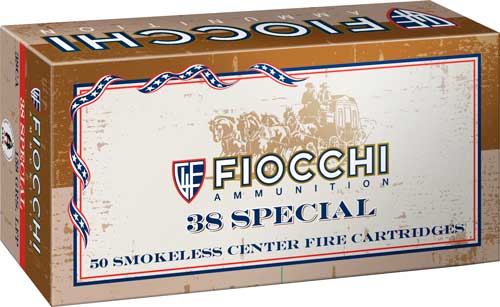 Fiocchi .38 Special 38CA Cowboy Action Lead Flat Point 158 Grain