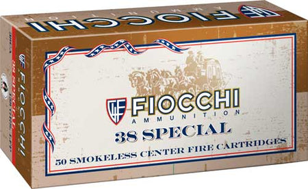 Fiocchi .38 Special 38CA Cowboy Action Lead Flat Point 158 Grain