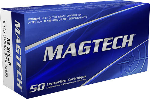 Magtech .38 Special 38F Range/Training Semi Jacketed Hollow Point HP 125 Grain
