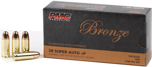 PMC .38 Super 38SA Bronze Full Metal Jacket FMJ 130 Grain