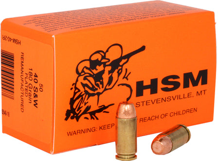 HSM .40 S&W 402R Training 180 Grain