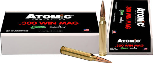 Atomic .300 Winchester Mag 403 Sierra MatchKing Hollow Point Boat Tail HPBT 220 Grain