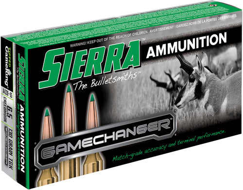 Sierra 6.5mm Creedmoor A433005 GameChanger Sierra Tipped GameKing 130 Grain