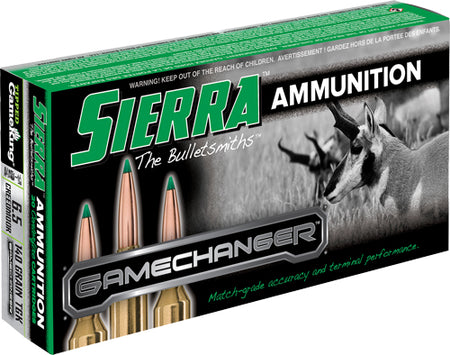Sierra 6.5mm Creedmoor A434005 GameChanger Sierra Tipped GameKing 140 Grain