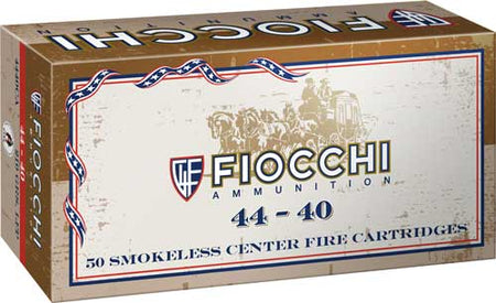 Fiocchi .44-40 Winchester 4440CA Cowboy Action Lead Round Nose Flat Point 210 Grain