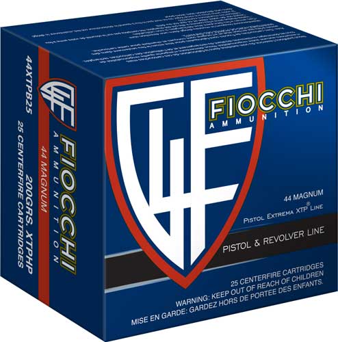 Fiocchi .44 Magnum 44A500 Defense Dynamics Jacketed Soft Point JSP 240 Grain