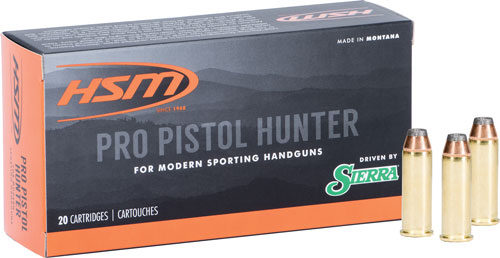 HSM .44 Magnum 44M17N20 Pro Pistol Soft Point SP 300 Grain