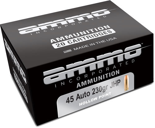 Ammo Inc .45 ACP/Auto 45230JHPA50 Signature Self Defense Jacketed Hollow Point JHP 230 Grain