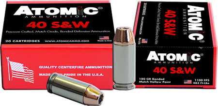 Atomic .40 S&W 456 858767004560  180 Grain