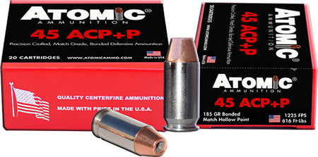 Atomic .45 ACP/Auto 458 +P 185 Grain