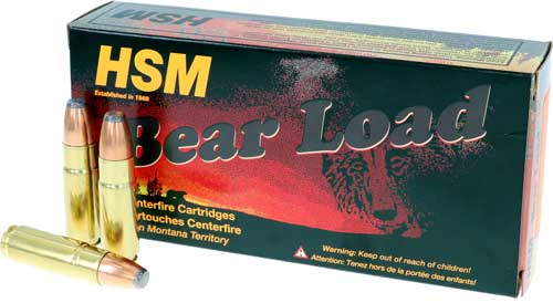 HSM .458 SOCOM HSM458SOCOM1N Bear Load Jacketed Flat Point 350 Grain