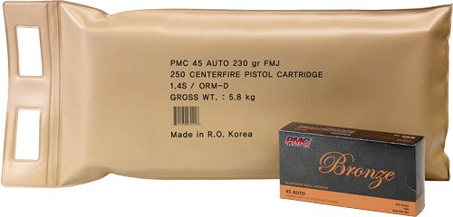 PMC Bronze Battle Pack 45 ACP 230 gr Full Metal Jacket (FMJ)
