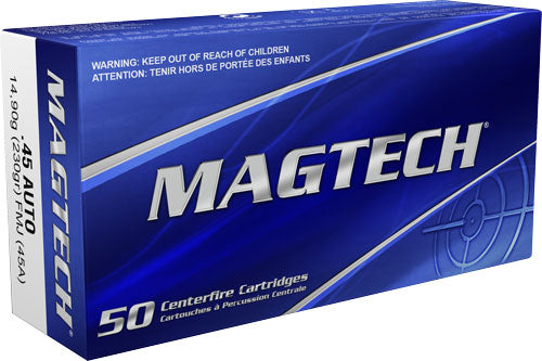 Magtech .45 ACP/Auto 45A Sport Shooting Range/Training Full Metal Jacket FMJ 230 Grain
