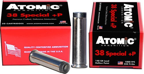 Atomic .38 Special 462 +P Lead 148 Grain