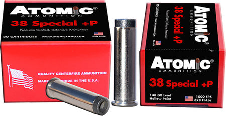 Atomic .38 Special 462 +P Lead 148 Grain