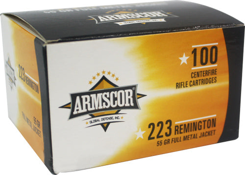 Armscor .223 Remington 50447 4806015504471 Full Metal Jacket FMJ 55 Grain