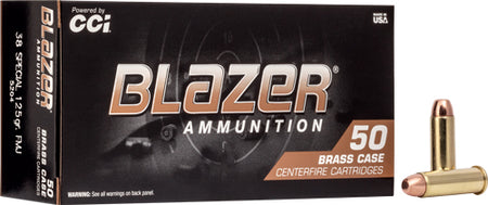 Blazer .38 Special 5204 Brass Full Metal Jacket FMJ 125 Grain
