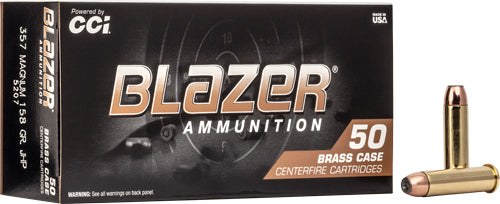 Blazer .357 Magnum 5207 Brass Jacketed Hollow Point JHP 158 Grain