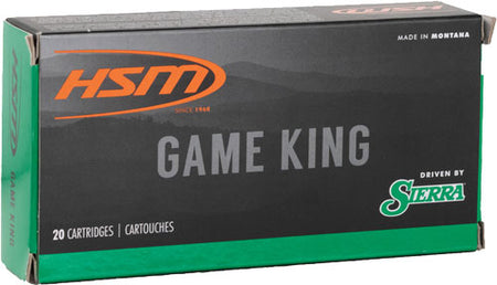 HSM 6.5mm Grendel HSM65Grendel1N Sierra Game King Spitzer Boat Tail SBT 120 Grain