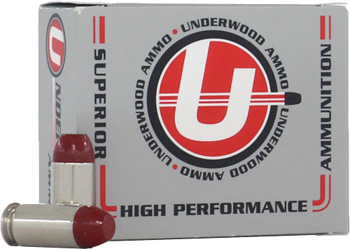 Underwood Ammo .45 ACP/Auto 727 Flat Nose +P Black Cherry Coated Hard Cast 255 Grain