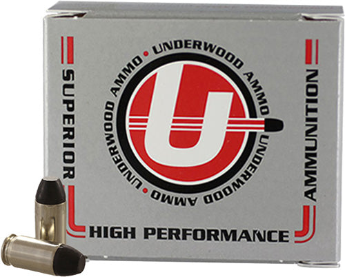 Underwood Ammo .380 ACP/Auto 730 Flat Nose Black Cherry Coated Soft Cast 100 Grain