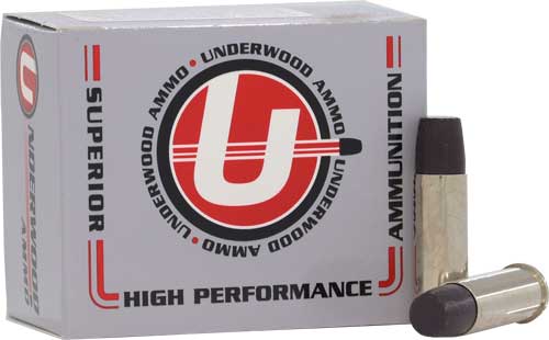Underwood Ammo .44 Magnum 743 Flat Nose Gas Check +P+ Black Cherry Coated Hard Cast 340 Grain