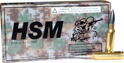HSM .308 Win / 7.62x51mm 762X515N Match Sierra HPBT Tungsten-Coated Subsonic Jacketed Hollow Point JHP 175 Grain