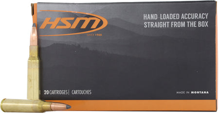 HSM 7mm Mauser Rifle Ammo  Soft Point JSP 140 grain 