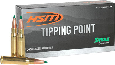HSM 7mm-08 Remington HSM7mm0811N Tipping Point Sierra GameChanger 165 Grain