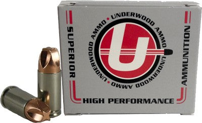 Underwood Ammo 9mm Luger/Parabellum 817 Xtreme Defender +P+ COPPER SOLID Monolithic CS 90 Grain