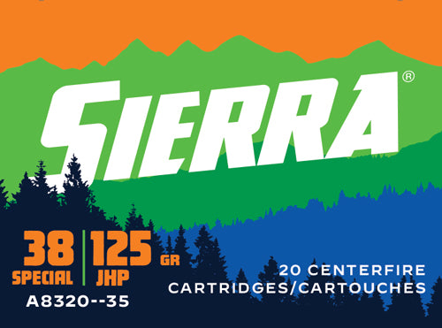 Sierra .38 Special A832035 Outdoor Master Jacketed Hollow Point Sport Master 125 Grain