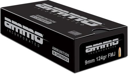 Ammo Inc 9mm Luger/Parabellum 9124TMCA50 Signature Total Metal Case TMC 124 Grain
