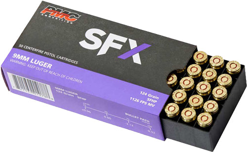 PMC 9mm Luger/Parabellum 9SFX SFX Premium  124 Grain